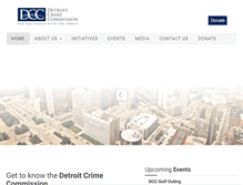 Tablet Screenshot of detroitcrimecommission.org